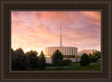 Load image into Gallery viewer, Provo I Stand All Amazed Open Edition Canvas / 24 X 36 Brown Frame Art
