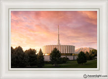 Load image into Gallery viewer, Provo I Stand All Amazed Open Edition Canvas / 24 X 36 White Frame Art
