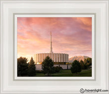 Load image into Gallery viewer, Provo I Stand All Amazed Open Edition Canvas / 8 X 10 White Frame Art

