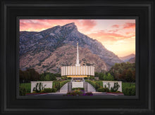 Load image into Gallery viewer, Provo Morning Front Open Edition Canvas / 12 X 18 Black Frame Art
