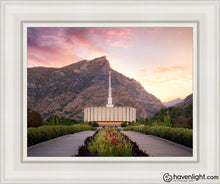 Load image into Gallery viewer, Provo Pathway To Heaven Open Edition Canvas / 11 X 14 White Frame Art
