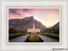 Load image into Gallery viewer, Provo Pathway To Heaven Open Edition Canvas / 12 X 18 White Frame Art
