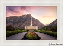 Load image into Gallery viewer, Provo Pathway To Heaven Open Edition Canvas / 24 X 36 White Frame Art
