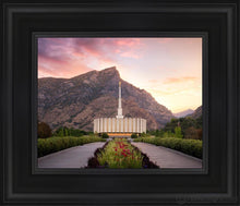 Load image into Gallery viewer, Provo Pathway To Heaven Open Edition Canvas / 8 X 10 Black Frame Art
