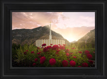 Load image into Gallery viewer, Provo Second Coming Open Edition Canvas / 14 X 21 Black Frame Art
