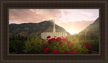 Load image into Gallery viewer, Provo Second Coming Open Edition Canvas / 15 X 30 Brown Frame Art

