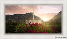 Load image into Gallery viewer, Provo Second Coming Open Edition Canvas / 15 X 30 White Frame Art
