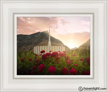 Load image into Gallery viewer, Provo Second Coming Open Edition Canvas / 8 X 10 White Frame Art
