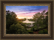 Load image into Gallery viewer, Raleigh Sunset From On High Open Edition Canvas / 36 X 24 Frame M 33 3/4 45 Art
