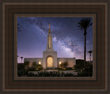 Load image into Gallery viewer, Redlands Celestial Open Edition Canvas / 8 X 10 Brown Frame Art
