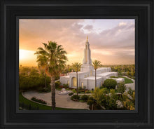 Load image into Gallery viewer, Redlands Golden From On High Open Edition Canvas / 11 X 14 Black Frame Art
