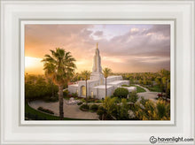Load image into Gallery viewer, Redlands Golden From On High Open Edition Canvas / 12 X 18 White Frame Art

