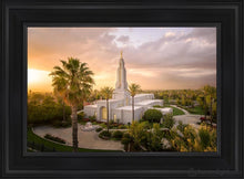 Load image into Gallery viewer, Redlands Golden From On High Open Edition Canvas / 14 X 21 Black Frame Art

