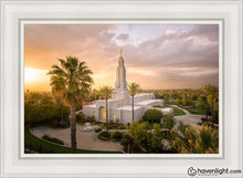 Load image into Gallery viewer, Redlands Golden From On High Open Edition Canvas / 24 X 36 White Frame Art
