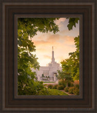 Load image into Gallery viewer, Reno Gardens Open Edition Canvas / 8 X 10 Brown Frame Art
