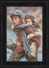 Load image into Gallery viewer, Rescue Open Edition Canvas / 24 X 36 Black Frame Art

