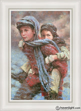 Load image into Gallery viewer, Rescue Open Edition Canvas / 24 X 36 White Frame Art
