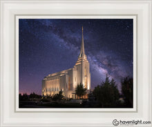 Load image into Gallery viewer, Rexburg Celestial Open Edition Canvas / 11 X 14 White Frame Art
