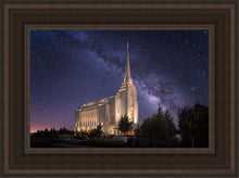 Load image into Gallery viewer, Rexburg Celestial Open Edition Canvas / 12 X 18 Brown Frame Art
