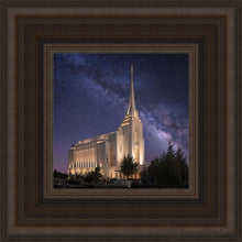 Load image into Gallery viewer, Rexburg Celestial Open Edition Canvas / 6 X Brown Frame Art
