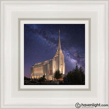 Load image into Gallery viewer, Rexburg Celestial Open Edition Canvas / 6 X White Frame Art
