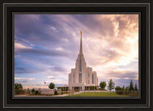 Load image into Gallery viewer, Rexburg Cloudy Open Edition Canvas / 20 X 30 Black Frame Art
