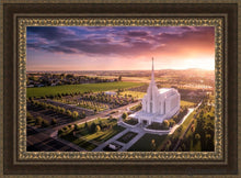 Load image into Gallery viewer, Rexburg Evening From On High Open Edition Canvas / 36 X 24 Frame M 33 3/4 45 Art
