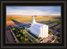 Load image into Gallery viewer, Rexburg Shadow Aerial Open Edition Canvas / 20 X 30 Black Frame Art
