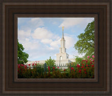 Load image into Gallery viewer, Sacramento Flowers Open Edition Canvas / 8 X 10 Brown Frame Art
