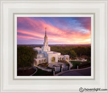 Load image into Gallery viewer, Sacramento Sunrise From On High Open Edition Canvas / 8 X 10 White Frame Art
