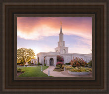 Load image into Gallery viewer, Sacramento Sunset Open Edition Canvas / 8 X 10 Brown Frame Art
