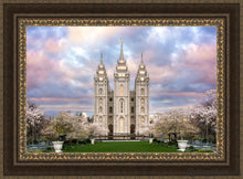Load image into Gallery viewer, Salt Lake A Glimpse Of Heaven Open Edition Canvas / 36 X 24 Frame M 33 3/4 45 Art
