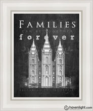 Load image into Gallery viewer, Salt Lake City Chalkboard Open Edition Canvas / 11 X 14 White Frame Art
