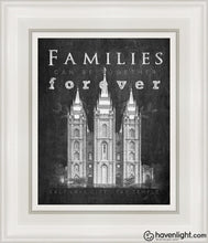 Load image into Gallery viewer, Salt Lake City Chalkboard Open Edition Canvas / 8 X 10 White Frame Art
