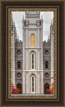 Load image into Gallery viewer, Salt Lake City Temple Autumns Glory Open Edition Canvas / 18 X 36 Frame M 45 3/4 27 Art
