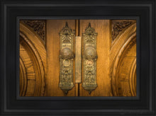 Load image into Gallery viewer, Salt Lake Eternal Doors Open Edition Canvas / 12 X 18 Black Frame Art
