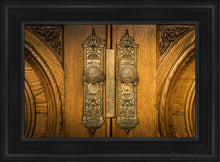 Load image into Gallery viewer, Salt Lake Eternal Doors Open Edition Canvas / 14 X 21 Black Frame Art

