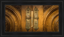 Load image into Gallery viewer, Salt Lake Eternal Doors Open Edition Canvas / 15 X 30 Black Frame Art
