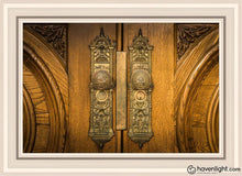 Load image into Gallery viewer, Salt Lake Eternal Doors Open Edition Canvas / 20 X 30 White Frame Art
