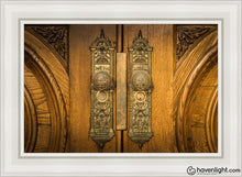 Load image into Gallery viewer, Salt Lake Eternal Doors Open Edition Canvas / 24 X 36 White Frame Art
