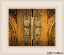 Load image into Gallery viewer, Salt Lake Eternal Doors Open Edition Print / 20 X 16 Frame L Art

