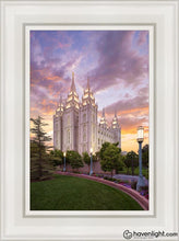 Load image into Gallery viewer, Salt Lake Eternal Progression Open Edition Canvas / 12 X 18 White Frame Art
