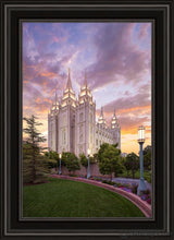 Load image into Gallery viewer, Salt Lake Eternal Progression Open Edition Canvas / 20 X 30 Black Frame Art
