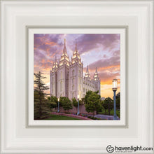 Load image into Gallery viewer, Salt Lake Eternal Progression Open Edition Canvas / 6 X White Frame Art
