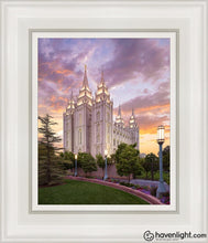 Load image into Gallery viewer, Salt Lake Eternal Progression Open Edition Canvas / 8 X 10 White Frame Art
