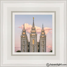 Load image into Gallery viewer, Salt Lake Morning Breaks Open Edition Canvas / 6 X White Frame Art
