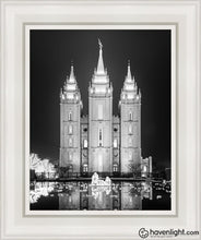 Load image into Gallery viewer, Salt Lake Nativity Open Edition Canvas / 11 X 14 White Frame Art

