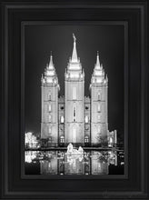 Load image into Gallery viewer, Salt Lake Nativity Open Edition Canvas / 12 X 18 Black Frame Art
