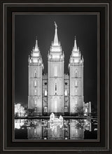 Load image into Gallery viewer, Salt Lake Nativity Open Edition Canvas / 20 X 30 Black Frame Art
