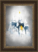 Load image into Gallery viewer, Salt Lake Temple Open Edition Canvas / 24 X 36 Frame M 45 3/4 33 Art
